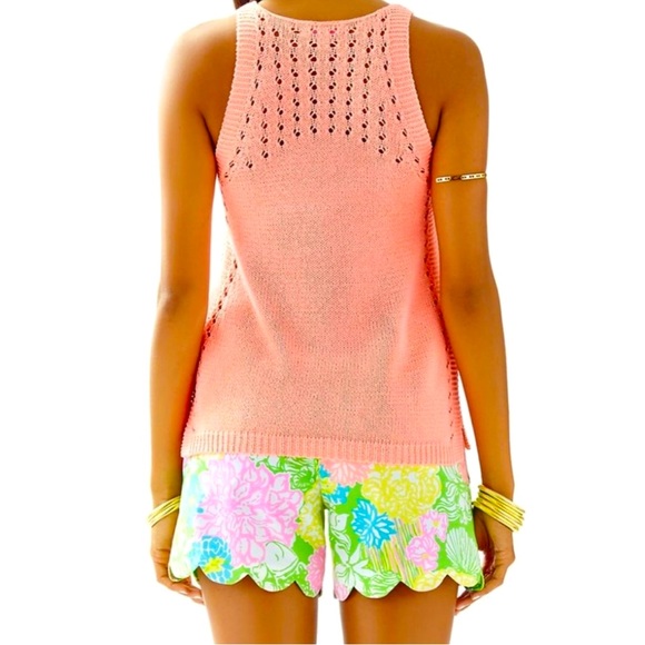 Lilly Pulitzer MAC Sweater Tank in Hot Coral - size M - Picture 2 of 6